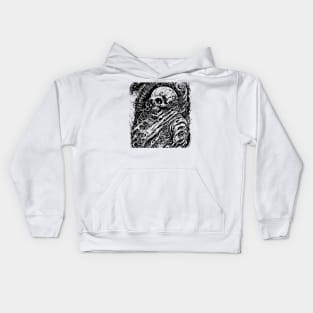 detailed skull Kids Hoodie